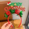 Acessório de Cabeça de Natal Alce Laço Faixa de Cabelo Feminina Criativa Engraçada Grampo de Cabelo Faixa de Cabelo de Galho de Alce Faixa de Cabelo para Fantasia de Festa Cabelo