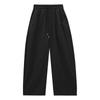 Love and Nancy Trece Líneas Minimalista Primavera Cordón Elástico en la Cintura Holgado Versátil Ligero Exterior Scimitar Pantalones Casuales 11570