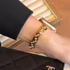 Correa de Metal Honeycomb con Incrustaciones de Diamantes Finos Adecuada para Apple Watch iWatch Décima Segunda Generación 11/10
