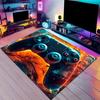 Tapete de Chão para Console de Jogos Americano Amazon Temu Transfronteiriço, Sala de E-sports, Sala de Estar, Sofá, Resistente a Manchas e Fácil de Cuidar