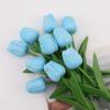 Tulipa Flor Artificial Atacado Planta Artificial Flor Artificial Decoração de Flor Artificial Flor de Plástico Artificial Buquê Artificial Planta Verde