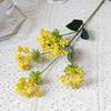 Único ramo 5 cabeça de ouro estrela de fruta simulação flor flor falsa flor de plástico adereços de fotografia de casa flor de casamento arte floral