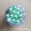 Pasador de Pelo Simple Estilo Coreano Pinza en Forma de U Pasador de Novia Pasador de Perlas Redondas de Colores Accesorio para el Cabello