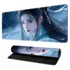 Mouse Pad Personalizado Lan House Logo Impresso Borda Travada Antiderrapante Menina de Anime Jogo Bidimensional Meninos e Meninas Desk Pad