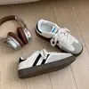 Zapatillas Retro de Entrenamiento Moral para Mujer 2025 Primavera Nuevos Zapatos Blancos Ins de Moda Versátiles Nicho Estudiante Casual Deportivas Sneakers