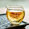 Taza de té de cristal plano hecha en fábrica, Juego de té resistente a altas temperaturas, Separador de té, Taza de té de cristal para té, Accesorios para juego de té, Dispositivo para verter té modelo nuevo