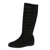 Botas Largas Caladas Estilo Francés para Mujer, Nuevas Botas de Moda Versátiles para Otoño 2025 que Aumentan la Altura, Botas de Caballero por Encima de la Rodilla