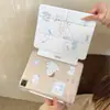 Funda Musical Linda de Estrella Miffy para Apple iPad 11, Mini Y-fold Air 8 con Ranura para Lápiz, Pro