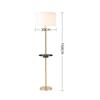 Luminária de chão simples I Nórdica LED sala de estar quarto lâmpada vertical luminária de cabeceira plug USB bandeja de armazenamento suprimento transfronteiriço
