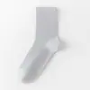 Calcetines para Hombre, Algodón Puro, Transpirables de Verano, Calcetines Casuales de Malla 100% Algodón para Hombre, Anti-Olor, Absorbentes de Sudor, Delgados de Negocios de Media Pantorrilla