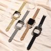 Para Correa de Metal para Apple Watch Nueva Hebilla de Joyería Incrustada con Diamantes Correa para Apple Watch