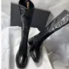 Nuevas Botas Elásticas Ajustadas a la Pierna de Tacón Grueso y Punta Cuadrada Estilo Retro Elegantes de Tacón Alto Hasta la Rodilla Botas de Moda Versátiles para Mujer