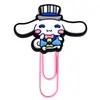 Clips de Papel Grandes Sanrio Suministros de Oficina Clips de Papel Creativos Lindos Pines en Forma de U Marcadores de Libros Coloridos de Dibujos Animados de PVC