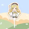 Puella Magi Madoka Magica Placa de Pegada Grande em Formato de Leque Mercadoria de Suporte para Shows Estilo Igual ao do Tiktok