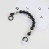 Cadena de amor diy cadena para funda de teléfono móvil cadena de corazón de melocotón con cuentas hechas a mano cadena portátil joyería decorativa para funda de teléfono móvil