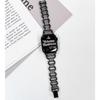 Adecuado para iwatchS8, correa de reloj Apple, Applewatch7, cadena de reloj de metal avanzada y moderna para mujer, estilo Chanel 654Se