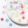 Segundo modelo Esmalte de color checo pétalos de osmanthus pequeños 6*8mm parche para decoración de uñas crucíferas accesorios para joyería DIY material para pasador de pelo