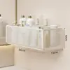 Estante de Baño Estante de Pared para Baño Inodoro Colgante de Pared Lavamanos Colgante de Pared Estante de Almacenamiento para Dormitorio Sin Taladrar