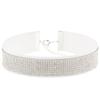 Vendas Diretas de Fábrica Colar Choker Europeu e Americano Exagerado Cravejado de Diamantes Colar de Veludo Coreano Elemento Colar Colar Tira de Pescoço Corrente Curta para Clavícula