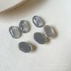 Zhen Tu Parches Irregulares de Resina Semitransparente con Forma de Onda de Agua Accesorios para Mujeres Pendientes DIY Pinzas para el Cabello Materiales para Accesorios del Cabello