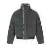 Chaqueta acolchada de invierno cálida Magic Bear, abrigo de algodón con forro polar estilo montaña, prenda exterior estilo old money, chaqueta bomber con forro polar