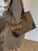 Bolso Tote Grande de Alta Gama Retro Transfronterizo Modelo Nuevo 2026 Versátil para Viajes de Negocios Bolso de Hombro para Mujer Bolso de Mano