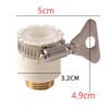 Conector de grifo al por mayor de fábrica, accesorios para equipos de riego de invernaderos de jardín, conector universal, conector rápido de tubería de agua.
