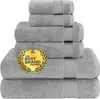 Juego de Toallas Gruesas de Algodón Puro de Venta Caliente Transfronterizo, Empaquetable al Vacío, con Etiquetado de Código, Suave, Absorbente, Toalla de Baño para Hombre Multicolor