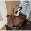 Bolsa Tote Tendência Transfronteiriça para o Dia a Dia Outono e Inverno 2026 Novo Estilo Coreano Moda Retrô Casual Bolsa de Ombro para Mulheres