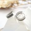 Brincos Argola Uilz Europeus e Americanos Mais Vendidos, Cheios de Zircônia Diamantada, Modernos, Luxo Leve, Versáteis, Compactos, Brincos Femininos de Alta Qualidade