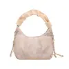Bolso de diseñador de nicho para mujer, nuevo bolso cruzado de cadena de moda tendencia 2026, bolso nube versátil de color liso simple