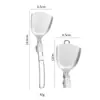 Colher dobrável de aço inoxidável 304 para exterior espátula de fritar portátil colher de arroz colher de sopa utensílio de cozinha para churrasco gadget de cozinha