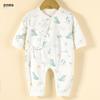 Mameluco para Bebé Ropa Clase A para Niños Mameluco de Primavera para Niñas Ropa Estilo Monje para Bebés de Otoño e Invierno Mameluco de Algodón Puro para Todas las Estaciones