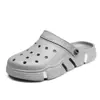 Zapatos Croc Baotou para Hombre, Ropa de Exterior, Antideslizantes, Resistentes al Desgaste, Sandalias Casuales de Playa de Verano para Pareja, de Doble Propósito para Mujer