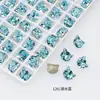 Dongzhou Cristal 8mm Cabeça de Gato Alta Qualidade K9 Super Brilhante Pedras de Strass para Nail Art Gato da Sorte Estilo Francês Celebridade da Internet Decorações de Strass para Nail Art
