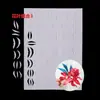 Chan Hua Dibujo de Patrón de Modelo de Papel Tarjeta de Corte Papel Pieza de Papel Plantilla de Modelo de Papel Paquete de Materiales para Pasador de Cabello DIY Accesorios para el Cabello 1