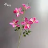5 Flores Artificiales Tipo Lirio Bauhinia para Decoración de Salón de Bodas, Flores de Seda para Arreglo en Jarrón Alto, Flores Falsas Decorativas