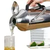 Exterior de acero inoxidable, bolsa de agua caliente para el hogar, termo para dormitorios de estudiantes, recipiente interior de vidrio