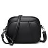 Bolso Moda Mujer Bolso para Teléfono Móvil Remache Cremallera Bolso Cuadrado Pequeño Simple Cuero Suave Bolso de Hombro Bolso Bandolera Mujer Una Pieza Cabello