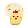Alfombrilla de Muñeca de Silicona Linda Q Flick Almohadilla para Mano Espuma de Memoria Ratón Teclado Almohadilla para Mano 3D Espesada Cómoda Oficina