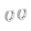 Brincos Completos de Diamante Estilo Neymar para Homens, Argolas Geométricas de Zircônia de Alta Qualidade, Modernas e Únicas para Mulheres, Versáteis e da Moda