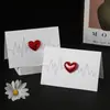 Cartão de Saudação de Amor para o Dia dos Namorados 520, Cartão de Declaração para o Dia dos Namorados Chinês, Cartão Dobrável Estéreo em Formato de Coração Feito à Mão DIY de Aniversário
