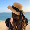 Chapéu de Pescador com Proteção Solar Ins, Chapéu de Palha Dobrável Fresco e Simples de Verão para Mulheres, Design Floral, Adequado para Passeios e Férias, Chapéu de Sol, Estilo Hyuna