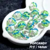 Cuentas Pintadas a Mano Coloridas Corazón de Vidrio DIY Lindo Multicolor Cadena para Teléfono Móvil Pulsera Collar Accesorios de Joyería Cuentas Sueltas Cuentas