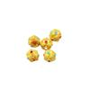 Ojo de Libélula Dorado Mate Antiguo Cuentas Espaciadoras Pequeñas Pulsera DIY Cadena de Teléfono Llavero Accesorios Dorados Mate Incrustados de Turquesa