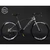 Bicicleta de Corrida de Estrada Marca Shanghai 700C com Freios a Disco de Velocidade Variável para Estudantes Homens e Mulheres com Guidão Curvo Aerodinâmico Metabo