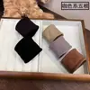Elástico de Cabelo de Alta Elasticidade para Rabo de Cavalo, Faixa Larga e Sem Costura para Meninas