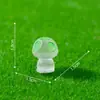 Paisaje en miniatura, que brilla en la oscuridad, hongo de estrella de cinco puntas, colgante de dibujos animados, jardín de musgo, accesorios decorativos creativos, adornos pequeños, al por mayor