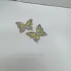 Borboleta com Strass, Borboleta Bolha, Borboleta de Fio Fluido, Sapatos de Borboleta, Fivela de Sapato Flor, Acessório de Presilha TPU, Preto, Amarelo, Rosa, Roxo