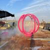 Exterior Internet Pétalo Rojo Niebla de Agua Puerta Parque Escénico Grande Spray Modelado Hermoso Paisaje Chen Accesorios Decorativos